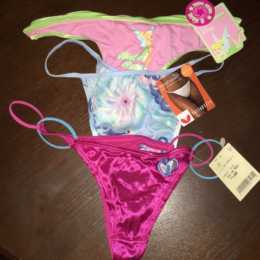 Lot of 4 Thongs Size 8(XL)